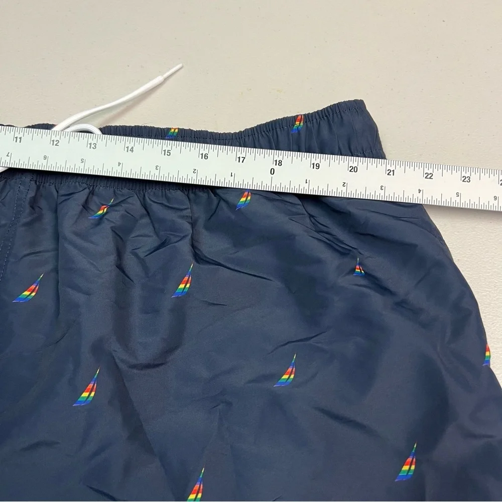Nautica Blue Swim Trunks‎ with Classic Design